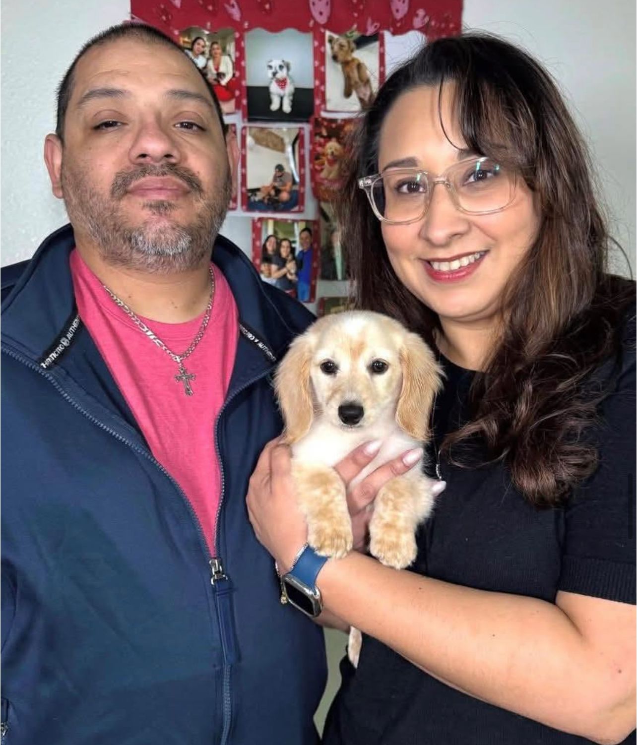 Amanda Lee with their River Stone Doxies Dachshund
